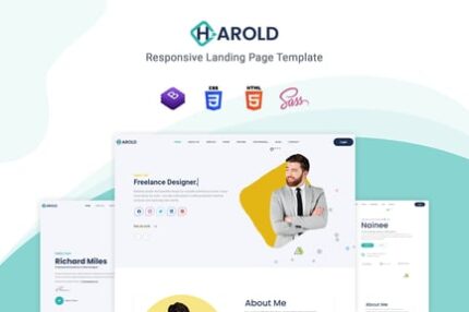 Harold - Personal Portfolio Template