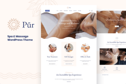 Pur - Wellness & Spa WordPress Theme