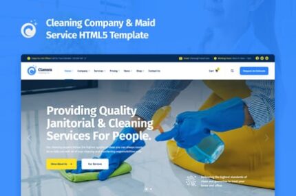 Clanora - Cleaning Services HTML5 Template