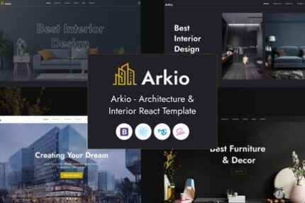 Arkio - Architecture & Interior React Template