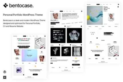 Bentocase - Personal Portfolio WordPress Theme
