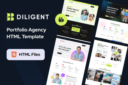 Diligent - Agency & Portfolio HTML Template