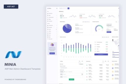 Minia - ASP.Net Admin Dashboard Template