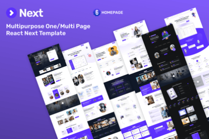 Next - Multi-Purpose React NextJS Template