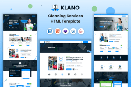 Klano - Cleaning Services HTML Template