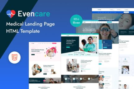 Evencare - Medical Landing Page HTML Template