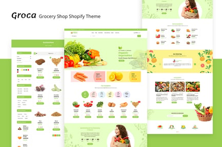 Groca - Grocery, Supermarket Shopify Theme