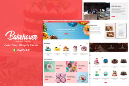 Bakehouse - Bakery, Cake Shop Shopify 2.O Theme