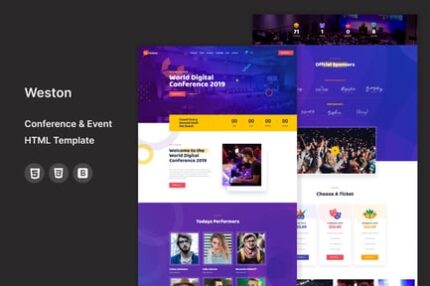 Weston - Conference & Event HTML Template