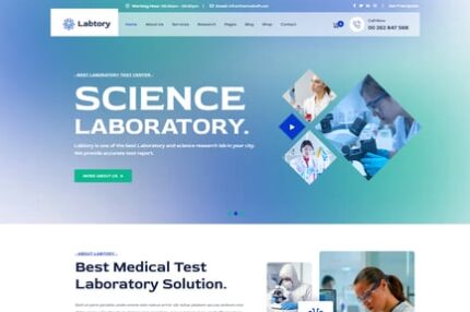 Labtory - Laboratory and Science WordPress Theme