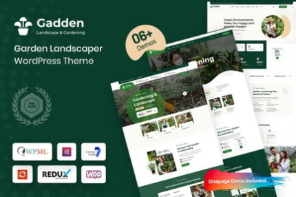 Gadden - Garden Landscaper WordPress Theme