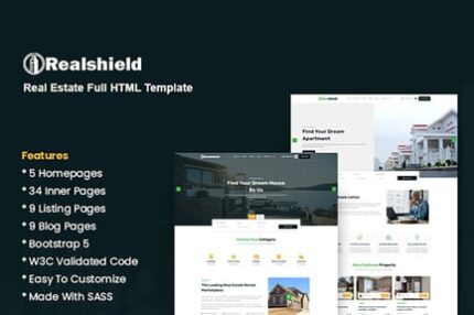 Realshield - Real Estate Full HTML Template