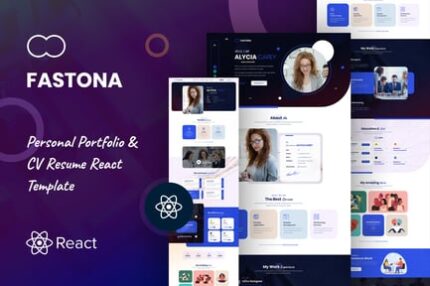 Fastone - Portfolio & CV Resume React Template