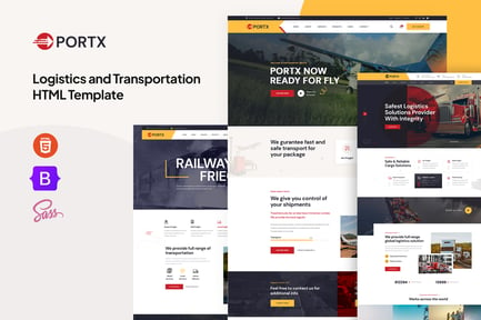 Portx - Logistics and Transportation HTML Template