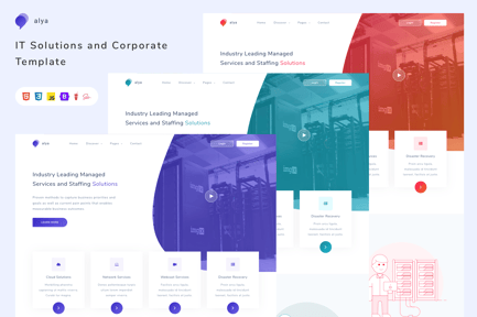 Alya - IT Solutions and Corporate Template