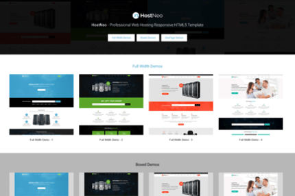 HostNeo - Web Hosting Responsive HTML Template