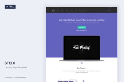 Steix - Landing Page Template