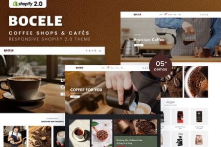 Bocele - Coffee Shops & Cafés Shopify 2.0 Theme