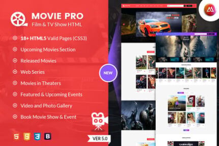 Movie Pro - TV Show and Production House HTML