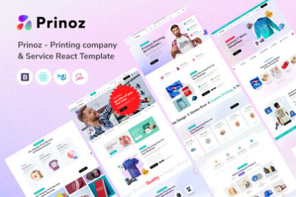 Prinoz - Printing company & Service React Template