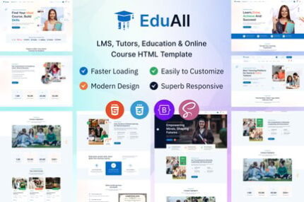 EduAll - LMS Tutors Education & Online Course HTML