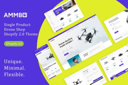 Ammbo - Single Product Drone Shop Shopify Theme