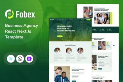 Fobex - Business Agency React Next Js Template