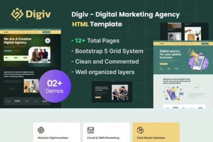 Digiv - Digital Marketing Agency HTML Template