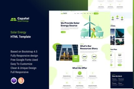 Capatel – Solar Energy HTML Template