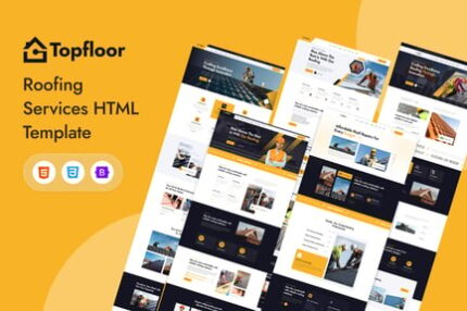 Topfloor - Roofing Services HTML Template