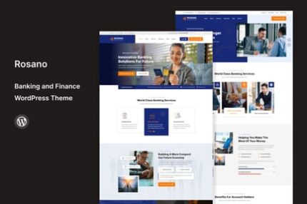 Rosano - Banking and Finance WordPress Theme