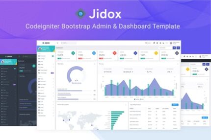 Admin - Jidox Codeigniter Admin & Dashboard UI Kit