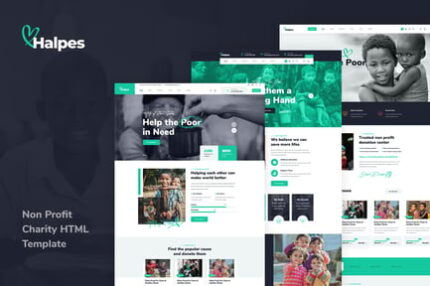 Halpes - Non Profit Charity HTML Template