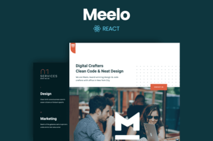 Meelo - React Agency One Page Template