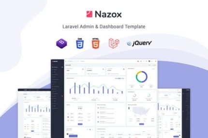 Nazox - Laravel Admin & Dashboard Template