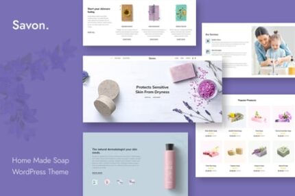 Savon - Handmade, Organic Shop WordPress Theme