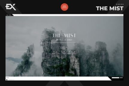 The Mist - Responsive Coming Soon Page