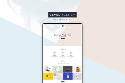 Level Agency - CREATIVE PSD TEMPLATE