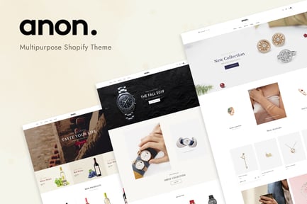 Anon - Minimal Responsive Shopify Theme