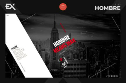 Hombre - Responsive Coming Soon Page