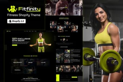 Fitfinity - Fitwear & Equipments Shopify Theme