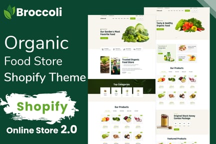 Broccoli - Organic Food Store Shopify Theme OS 2.0