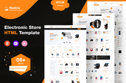 Radios - Electronics eCommerce HTML Template