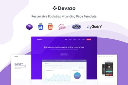 Devazo - Landing Page Template