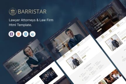 Barristar – Lawyer Attorneys and Law HTML Template