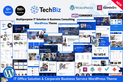 Techbiz - Multipurpose IT Solution Business Theme