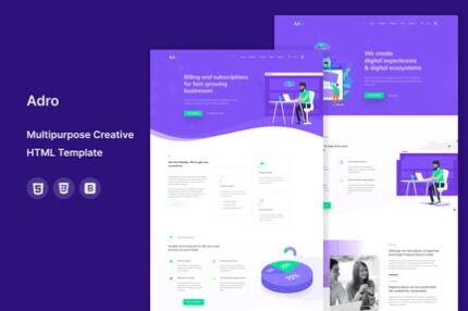 Adro - Multipurpose Creative HTML Template