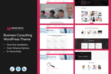 Maxcoach - Business Consulting WordPress Theme