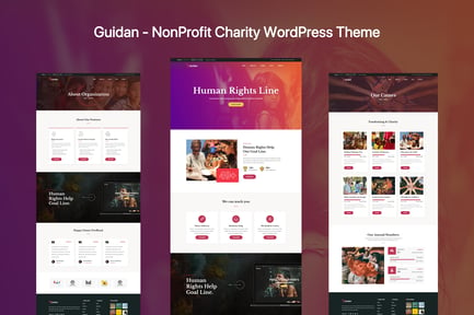 Guidan - NonProfit Charity WordPress Theme