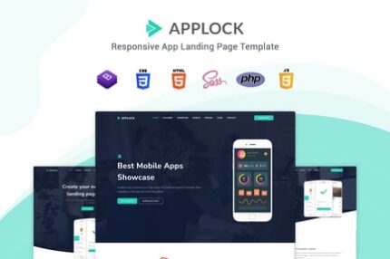 Applock - Responsive App Landing Page Template